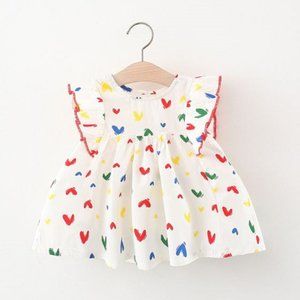 Valentine Girl Dress, Valentine Baby Dress, Pretty Baby Clothes,  Girl Valentine
